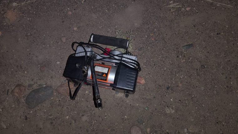 Una de las pertenencias sustraídas que fue recuperada por los policías durante el operativo. Una de las pertenencias sustraídas que fue recuperada por los policías durante el operativo.