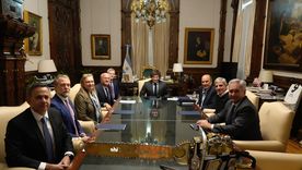 El encuentro entre Javier Milei, su gabinete y el titular del BID.