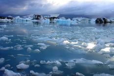 El fuerte impacto del cambio climático en la Antártida. Foto: Télam
