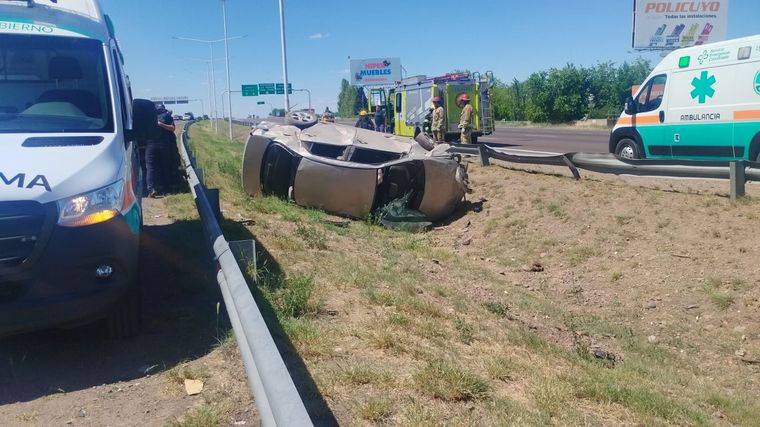 Así quedó el vehículo. Foto: Ministerio de Seguridad