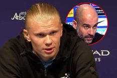 Haaland puso en aprietos a Guardiola.