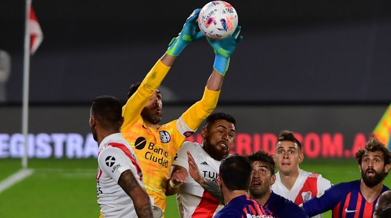 El ex Godoy Cruz fue una muralla Foto: Télam