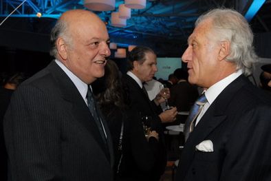 MDZol | El vice Juan Carlos Jaliff junto a Orlando Terranova, miembro del directorio de MDZ. Foto: Nacho Gaffuri