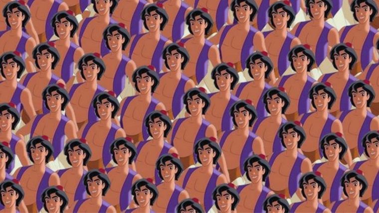 Acertijo visual, reto visual, aladdín Pinterest