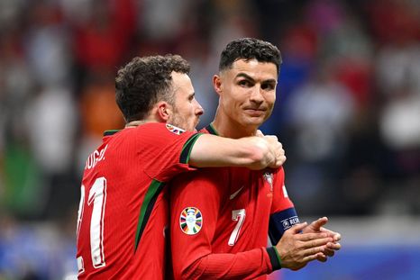 Cristiano Ronaldo y Diogo Jota habían sido campeones de la Nations League hace 26 días. Foto: @SelecaoPortugal Cristiano Ronaldo y Diogo Jota habían sido campeones de la Nations League hace 26 días. Foto: @SelecaoPortugal