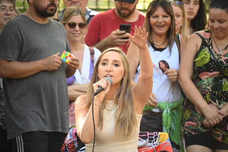 Julia Strada. Foto: X @Juli_Strada