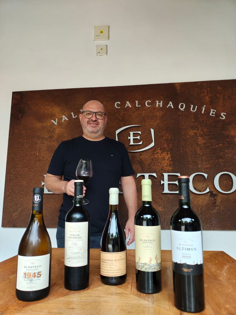 Claudio Maza, enólogo principal del El Esteco. Claudio Maza, enólogo principal del El Esteco.