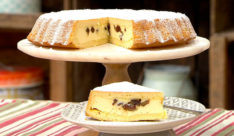 La mejor receta de torta de ricota y pasas: simple y rendidora