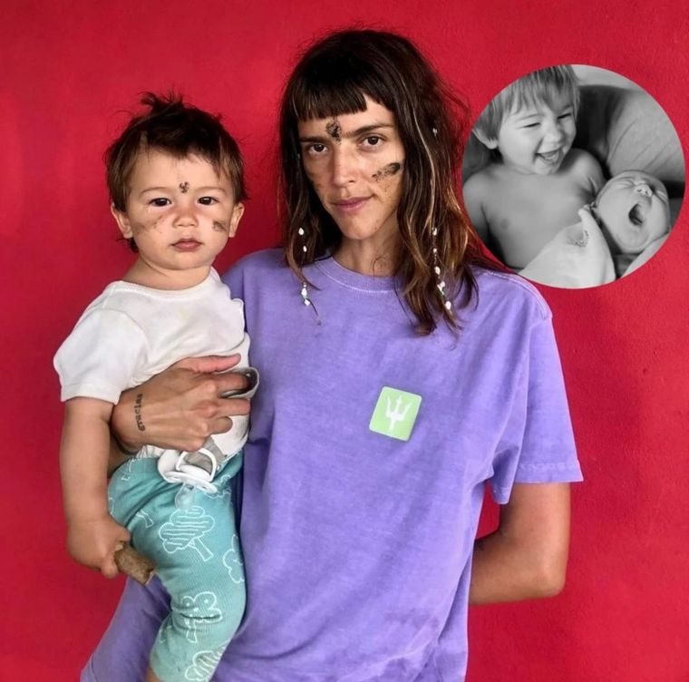 Calu Rivero mostró en Instagram el emotivo momento en el que Tao conoce a su hermanita. Foto: Instagram Lacalurivero/ Captura de pantalla Instagram Lacalurivero.