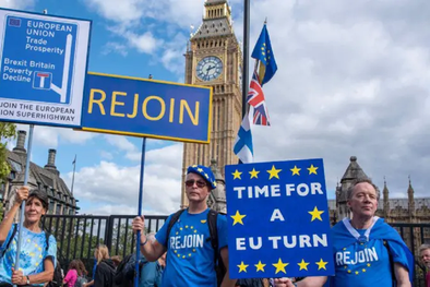 MDZol | El movimiento para volver a entrar en la Unión Europea ha ganado fuerza en los últimos años y ahora más de la mitad de los británicos dice que apoyaría anular el resultado del referéndum de 2016, que provocó el divorcio. Foto: GETTY IMAGES