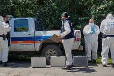 Policía Científica trabajó en el lugar Foto: Crónica Policía Científica trabajó en el lugar Foto: Crónica