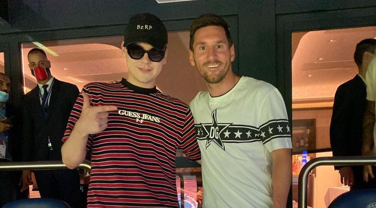 Bizarrap y Messi. Foto: Redes Sociales