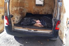 El hallazgo de carne en Tunuyán Foto: Ministerio de Seguridad