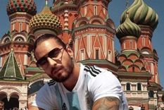maluma se puso la albiceleste y luego lucira otras camisetas