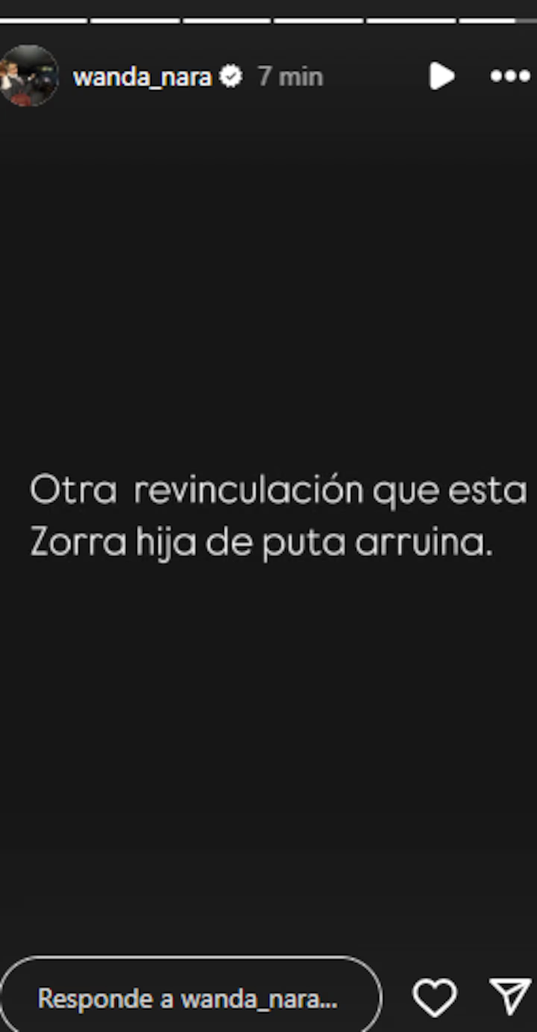 La historia de Wanda Nara el día viernes que desató el escándalo. Créditos: Archivo MDZ La historia de Wanda Nara el día viernes que desató el escándalo. Créditos: Archivo MDZ