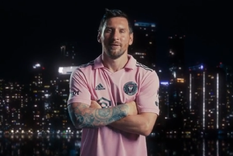 Messi por primera vez con la camiseta del Inter Miami Foto: Captura video Twitter