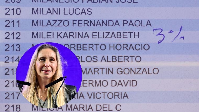 Pese a que no es candidata, Karina Milei es una de las protagonistas de la jornada electoral por el escándalo de los audios.