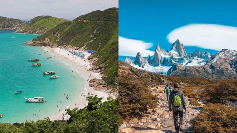 Llegan las vacaciones y muchos argentinos se debaten entre dos destinos muy deseados