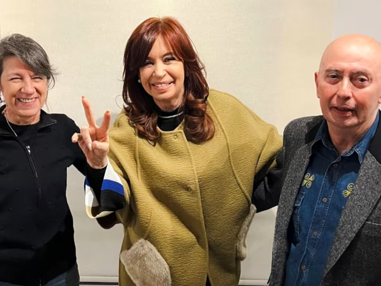 CFK con el Indio Solari