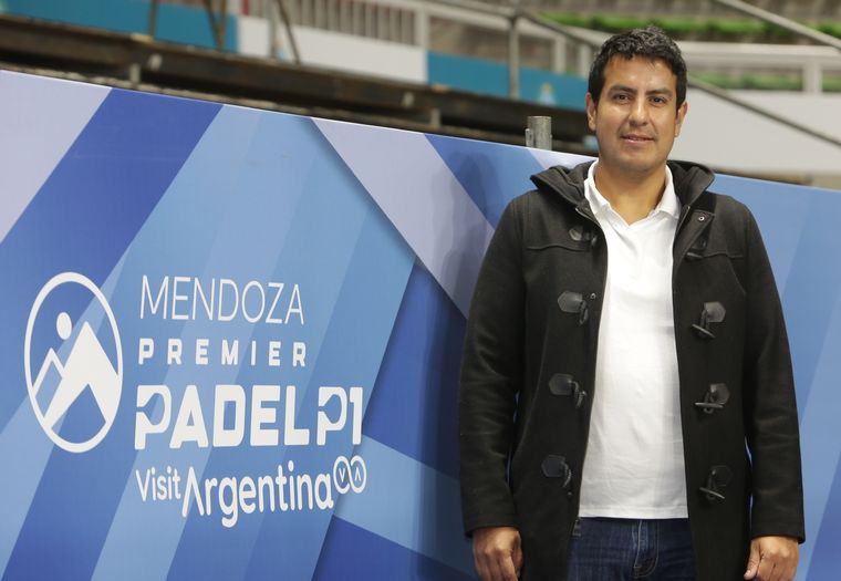 Santiago Brito contó el detrás de escena del Mendoza Premier Padel, y habló del futuro del deporte en General. Foto: Prensa APA