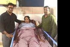La mujer de India con muerte cerebral recobró su vida gracias a un viaje y un bache.&nbsp;