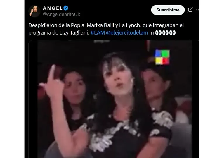 Ángel de Brito fue el encargado de revelar que Marixa Balli también fue despedida. Ángel de Brito fue el encargado de revelar que Marixa Balli también fue despedida.