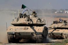 Israel ataca cada vez con mayor ferocidad a la Franja de Gaza. Foto: Efe.