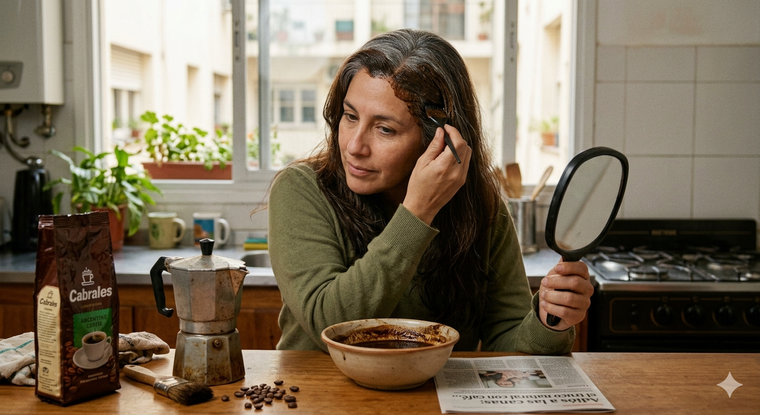 Adi&oacute;s a las canas con este truco. Fuente: IA Gemini.