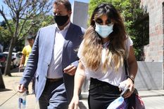 Gianinna llegando a declarar. Foto: EFE