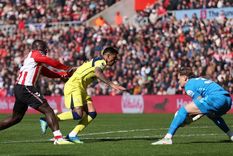 Cuti Romero debió retirarse por lesión.&nbsp;