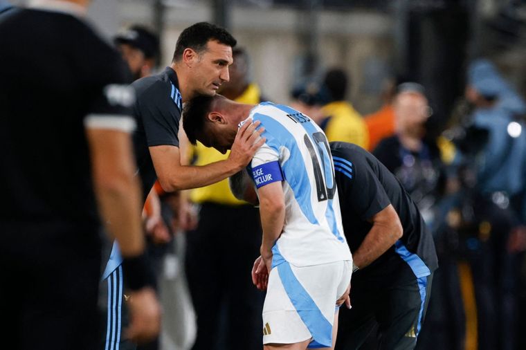 La emoción de Lionel Scaloni al hablar de Lionel Messi. Foto: @M30Xtra