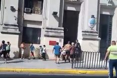 El lugar del incendio Foto: Captura de video