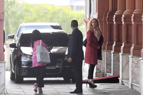 Karina Milei entrando a Casa Rosada Karina Milei entrando a Casa Rosada