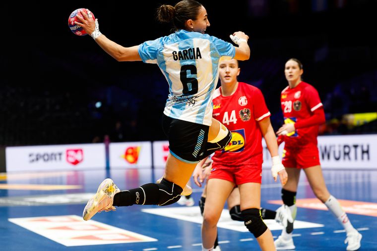 La mendocina Ayelén García, en acción.&nbsp;