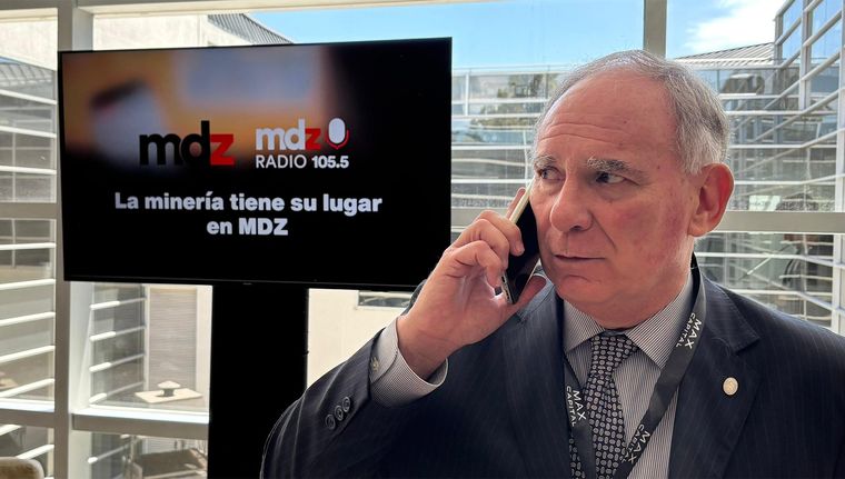 Luis Lucero en la Cumbre de Minería Sostenible. Foto: MDZ