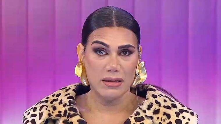 La comediante habló sin pelos en la lengua. Foto: captura de video/ El Nueve.&nbsp;