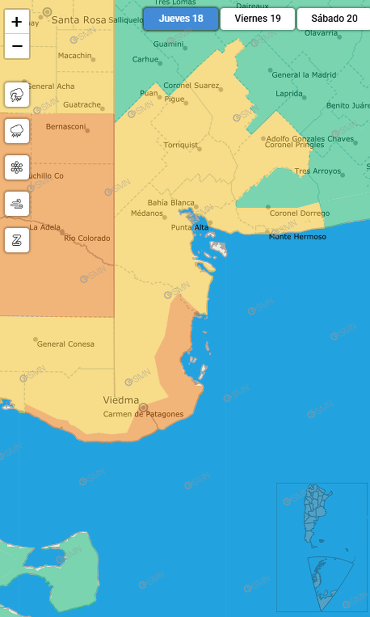 Los partidos bonaerenses bajo alerta amarilla y/o naranja por tormenta. Los partidos bonaerenses bajo alerta amarilla y/o naranja por tormenta.
