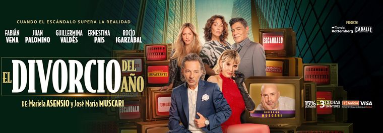 El elenco está compuesto por Fabián Vena, Juan Palomino, Guillermina Valdés, Ernestina Pais y Rochi Igarzábal.