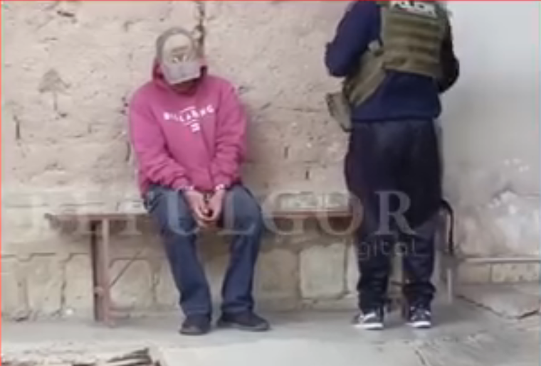 Imagen del hombre acusado de Violencia de género detenido en Bolivia.
