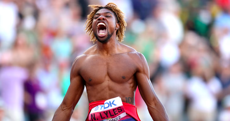 Noah Lyles, el velocista que puede hacer historia en los Juegos Olímpicos. Foto: París 2024
