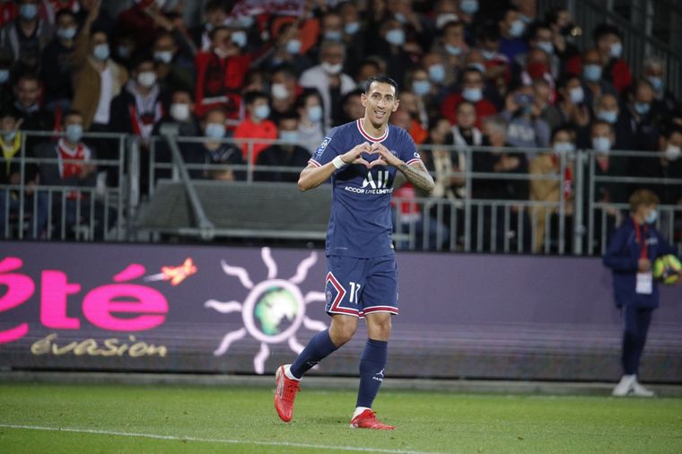 El Fideo definió el partido. Foto: @PSG_espanol