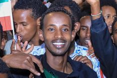 Ciudadanos de Hargeisa, la capital de Somalilandia, celebraron la declaración de Israel.