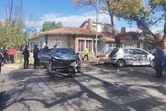 Así quedaron los vehículos tras el accidente. Foto: Ministerio de Seguridad
