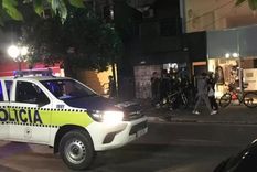 Los efectivos solicitaron refuerzos cerca de las 22 del sábado Foto: Diario Zonda