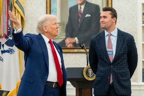 El presidente de Estados Unidos fue quién confirmó la muerte de Charlie Kirk. El presidente de Estados Unidos fue quién confirmó la muerte de Charlie Kirk.