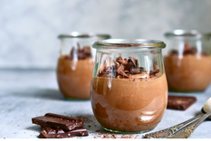Cómo hacer mousse de chocolate con aceite de oliva.