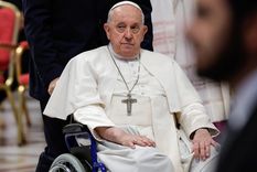 Francisco habló de la presencia del diablo en la vida de las personas. Foto: EFE