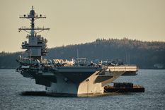 La nave USS Gerald R. Ford fue redireccionada desde el Caribe hacia Oriente Medio, según confirmaron funcionarios a medios estadounidenses.