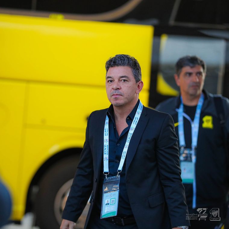 Marcelo Gallardo volvió a perder con Al Ittihad. Foto: Al Ittihad