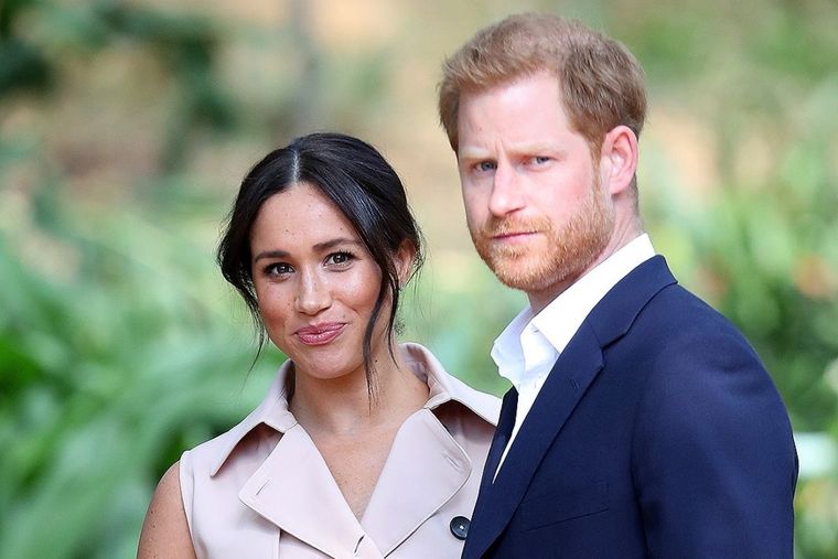 Meghan de Sussex junto al príncipe Enrique, duque de Sussex. Foto: People